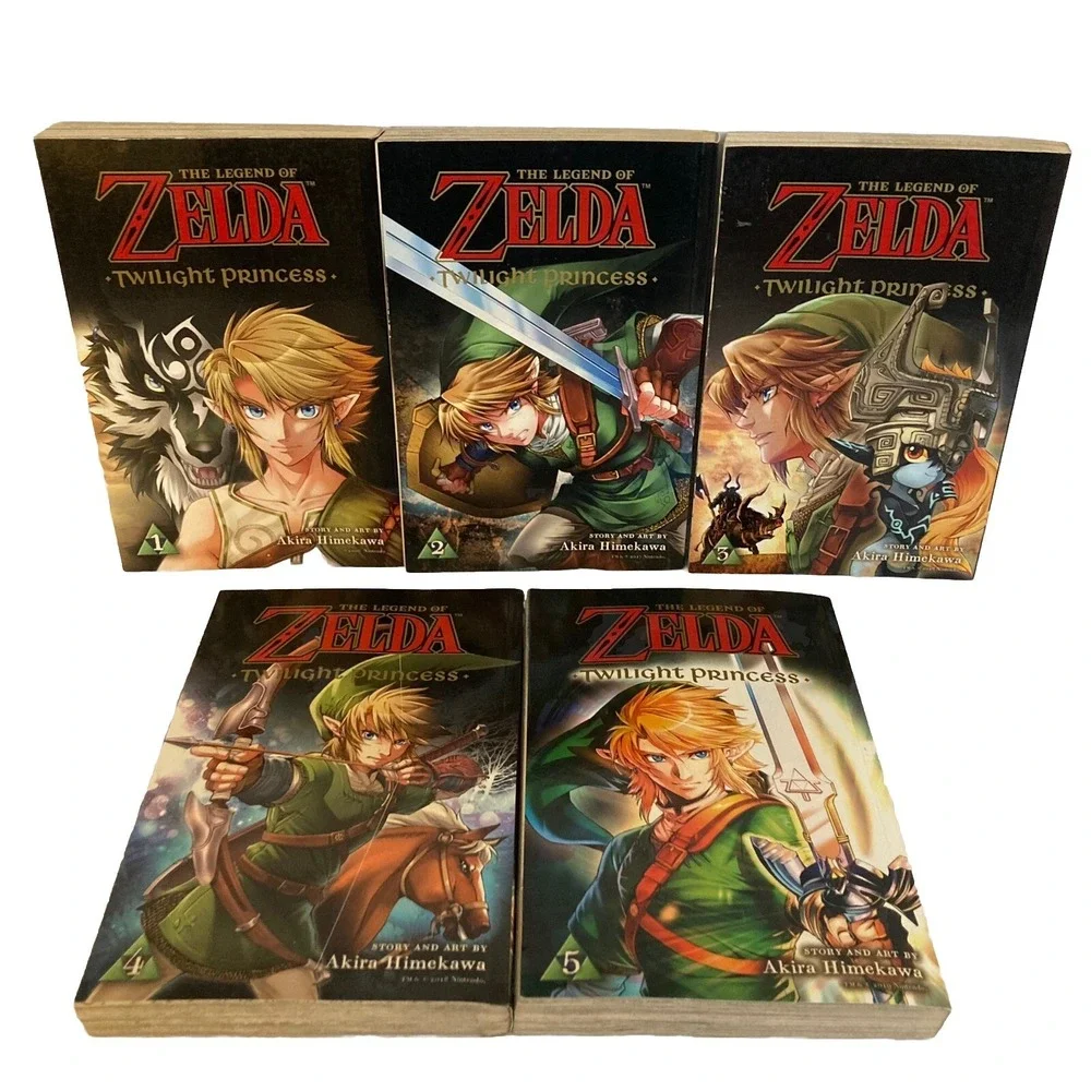 The Legend of Zelda: Twilight Princess 1 2 3 4 5 Graphic Novels Akira Himekawa